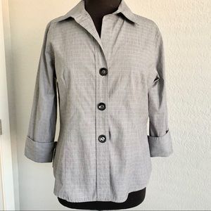 FOXCROFT wrinkle free fitted shirt size 10